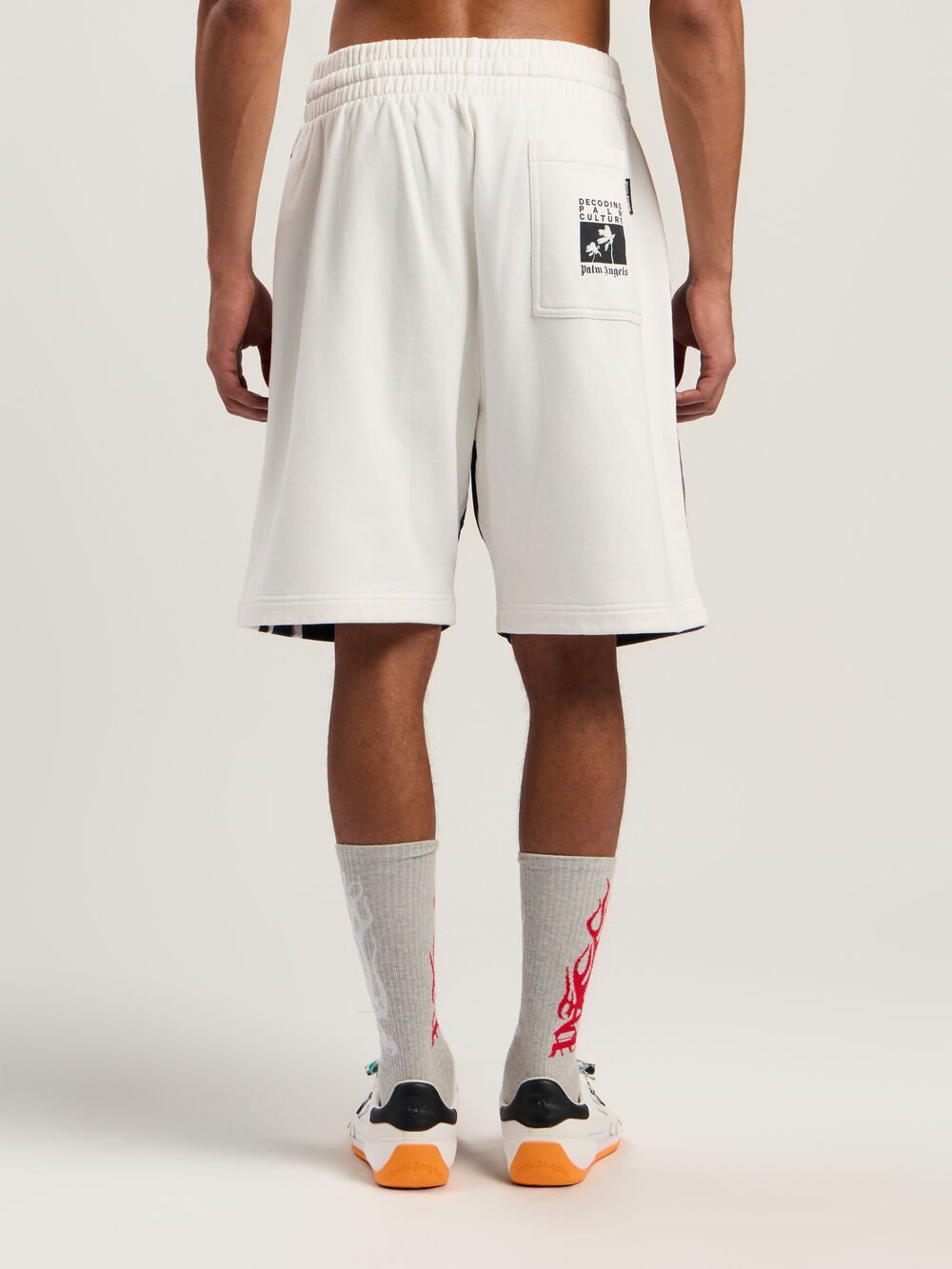 Decoding Palm Culture Sweatshort in OFF WHITE - BLACK for Men