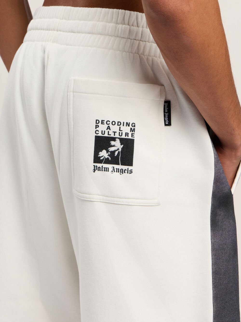 Decoding Palm Culture Sweatshort in OFF WHITE - BLACK for Men