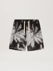 BLACK BLUEPRINT PALMS SHORTS BLACK - OFF in BLACK - OFF WHITE for Men