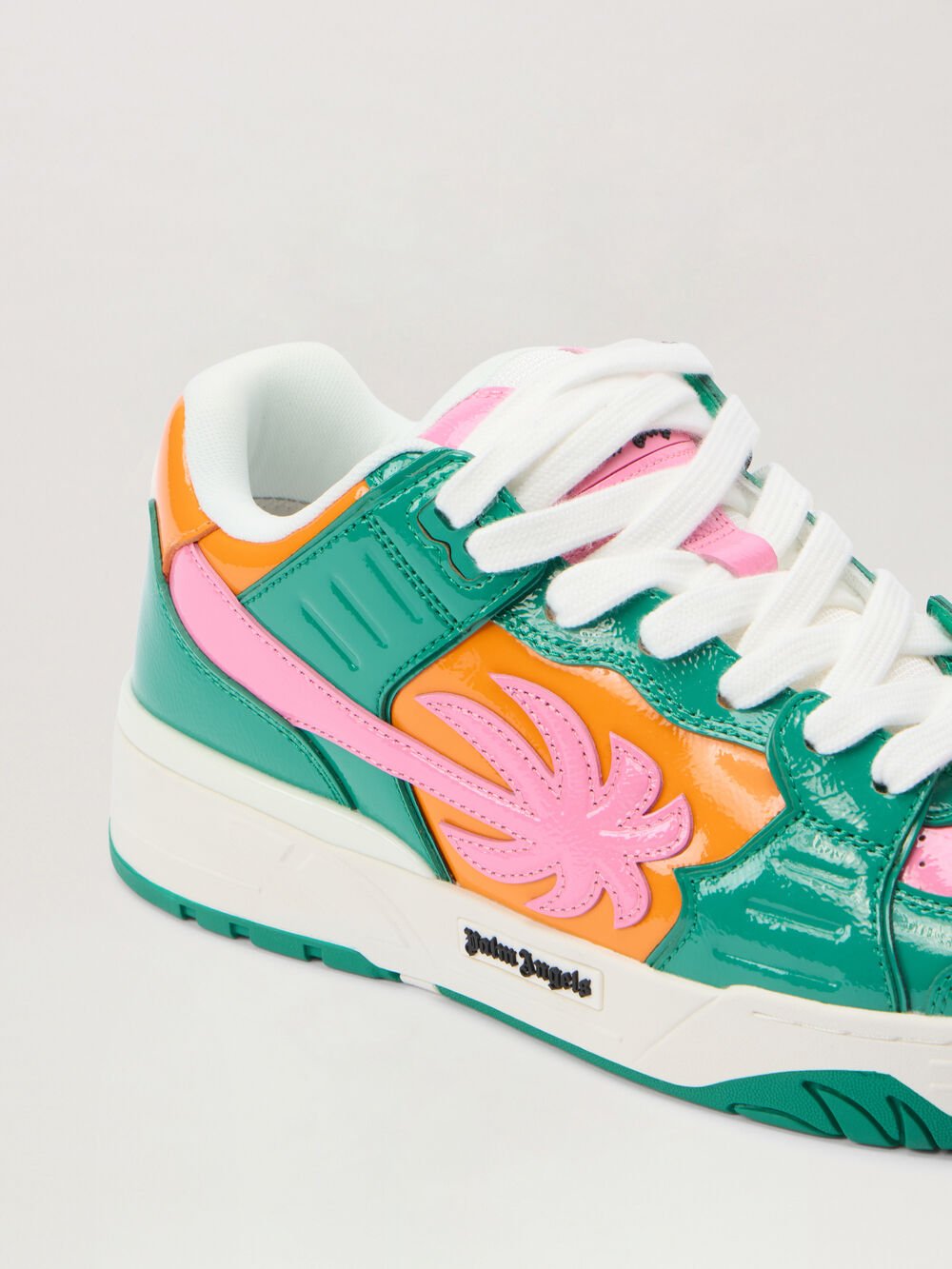 Venice Vinyl Sneakers in ORANGE - TEAL for Men