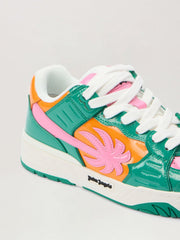 Venice Vinyl Sneakers in ORANGE - TEAL for Men