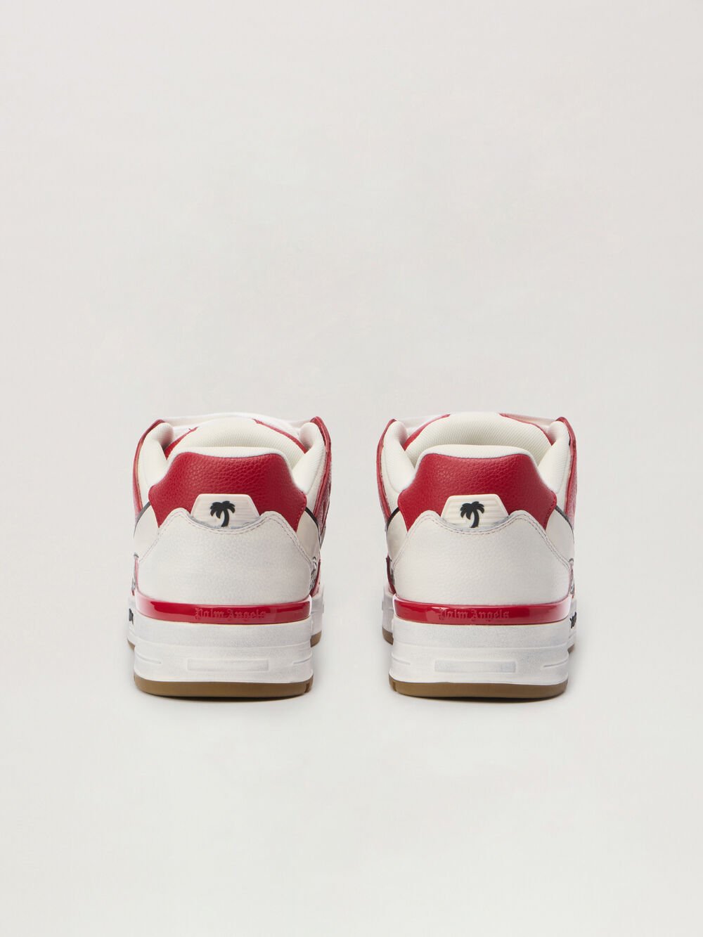 Venice Worn Out Sneakers in WHITE - RED for Men