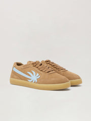 New Palm 1 Suede Sneakers in CARAMEL - BABY BLUE for Men