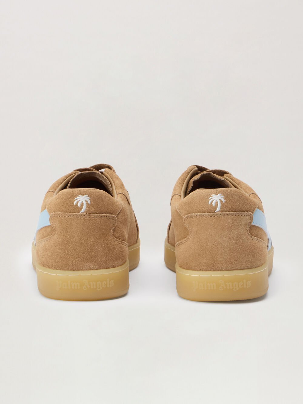 New Palm 1 Suede Sneakers in CARAMEL - BABY BLUE for Men