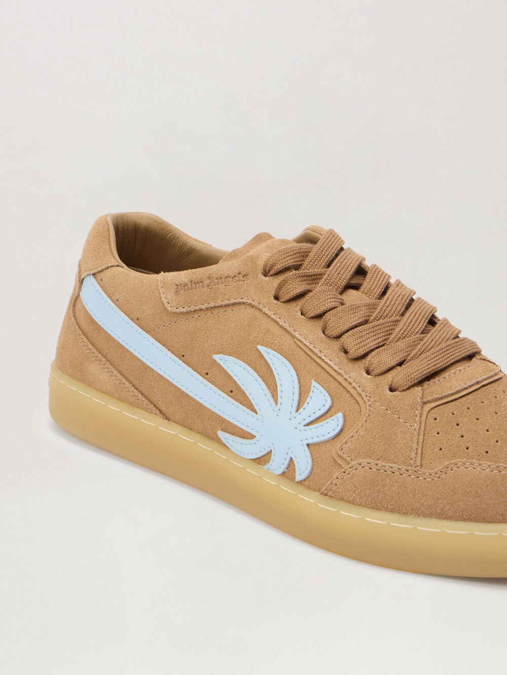 New Palm 1 Suede Sneakers in CARAMEL - BABY BLUE for Men