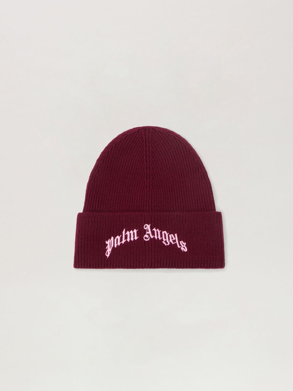 Curved Logo Beanie in FUCHSIA - PINK for Men