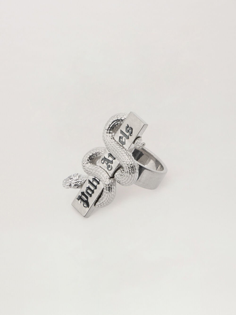 Snake Box Logo Ring in SILVER - SILVER for Men