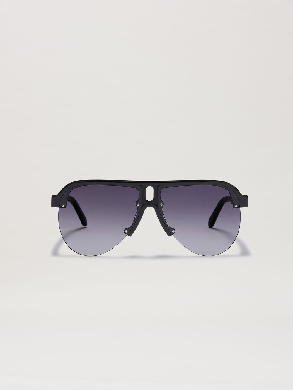 TRINITY SUNGLASSES in BLACK - GREY MELANGE for Men