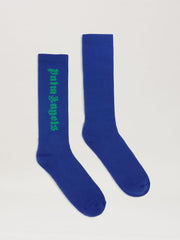 LOGO FLAMES SOCKS in BLUE for Men