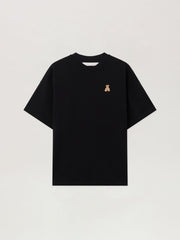 Bear In Mind Loose Tee in BLACK - BROWN for Women