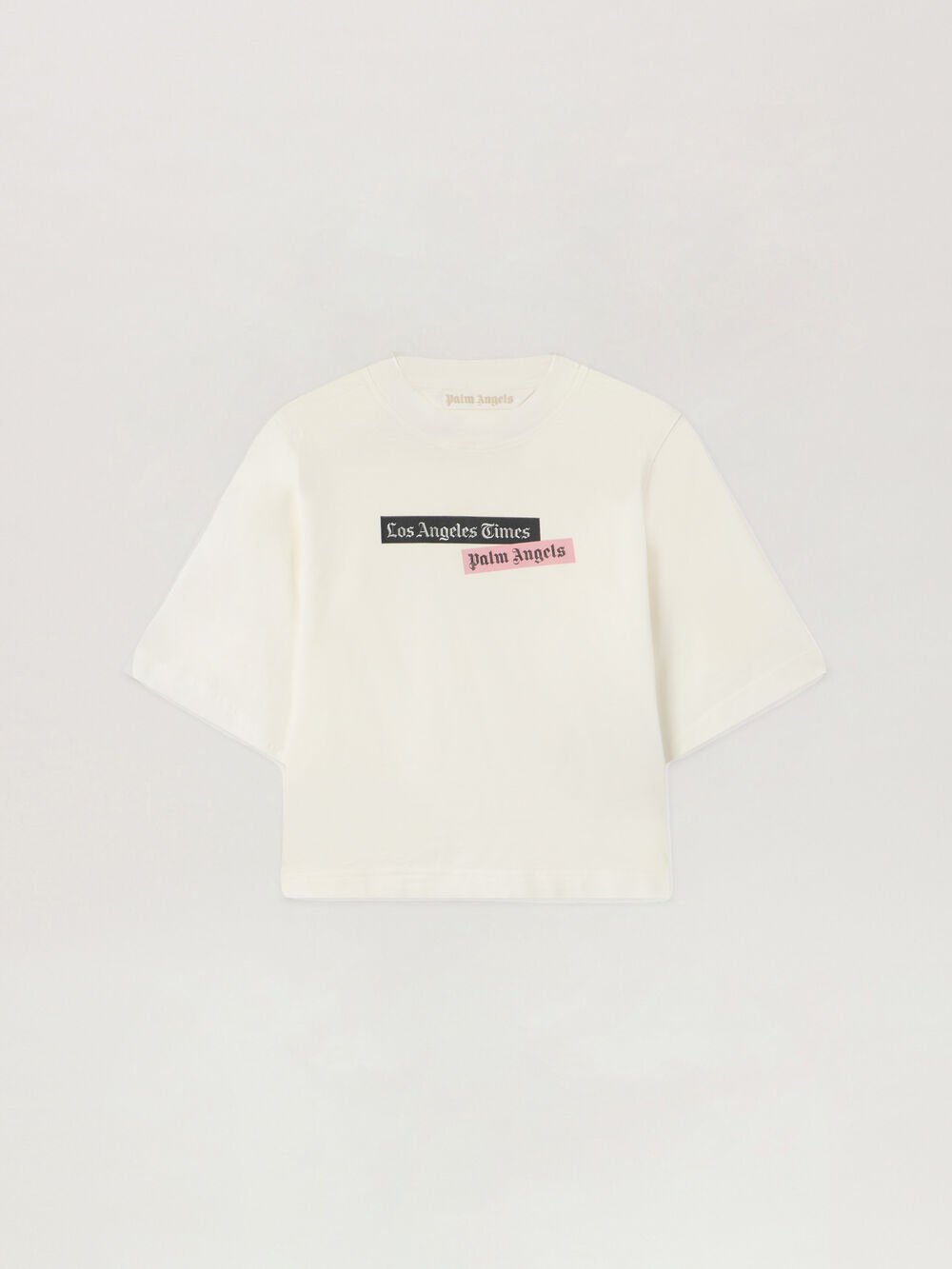PaxLaTimes Cropped Tee in OFF WHITE - MULTICOLOR for Women