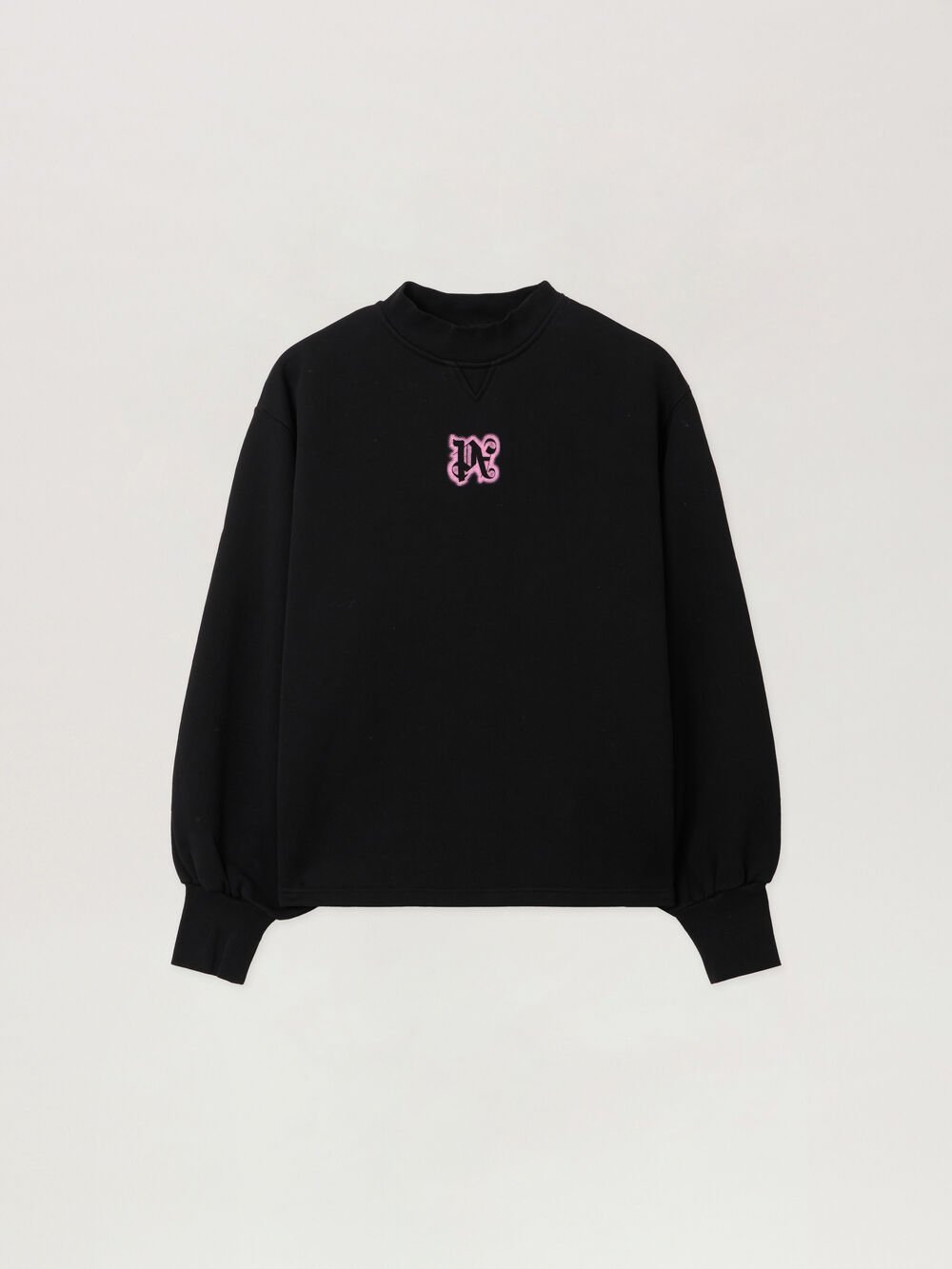 Neon Balloon Crew Sweatshirt in BLACK - PINK for Women