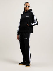 Track Hoody in BLACK WHITE for Women