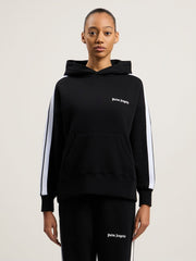 Track Hoody in BLACK WHITE for Women