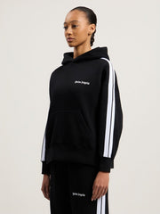 Track Hoody in BLACK WHITE for Women