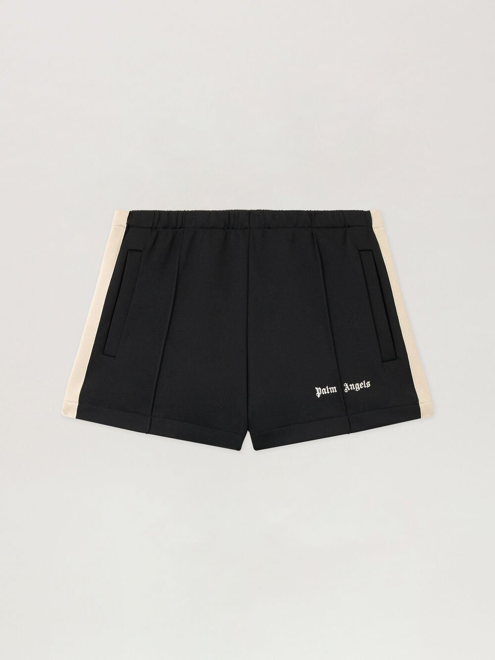 Classic Logo Track Shorts in BLACK OFF WHITE for Women