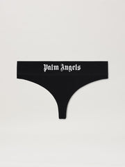 Classic Logo Brazilian Panties in BLACK BLACK for Women