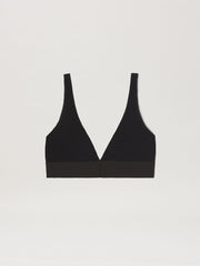 Classic Logo Triangle Bra in BLACK BLACK for Women