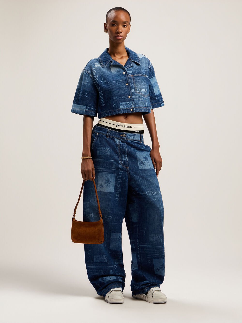 Suede Giorgina Bag in BEIGE - BEIGE for Women