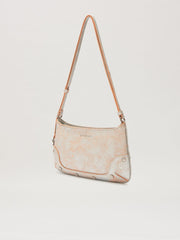 CRACKLE LEATHER GIORGINA BAG in SILVER for Women