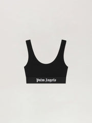 Classic Logo Sports Bra in BLACK WHITE for Women