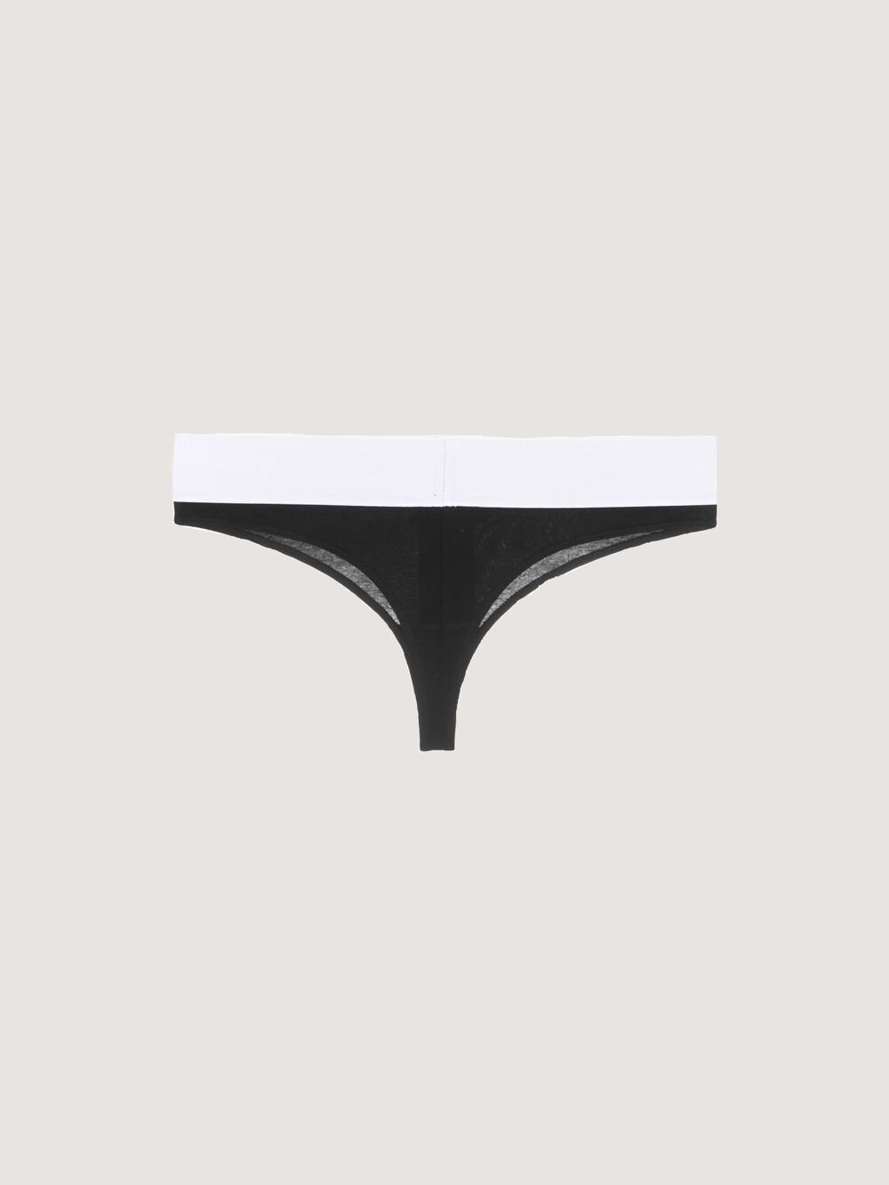 Classic Logo Brazilian Panties in BLACK LIGHT GREY for Women