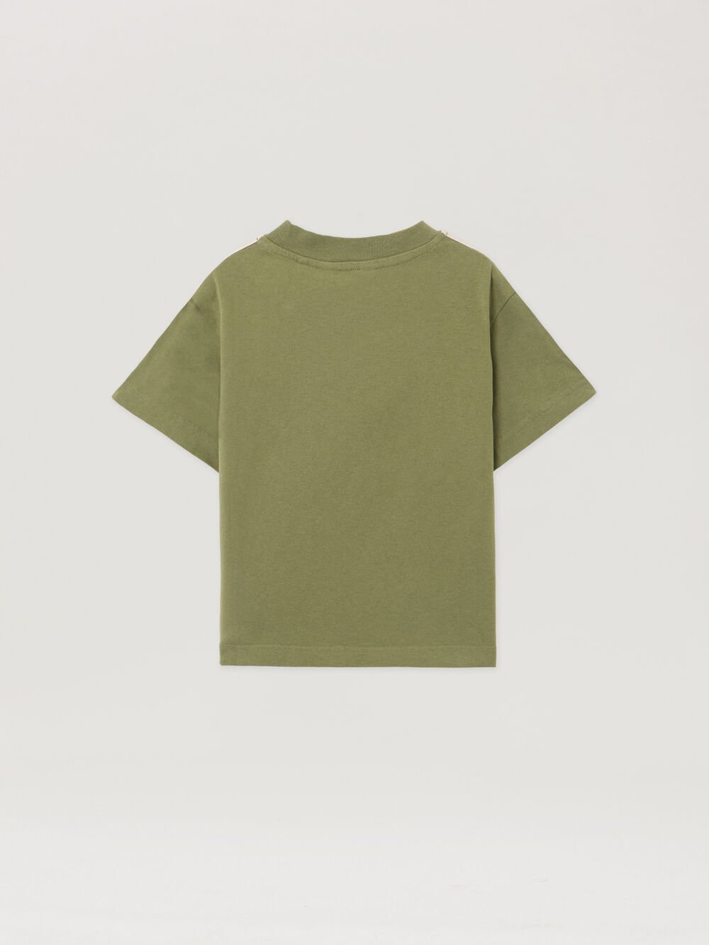 Minitrack T-Shirt in MILITARY GREEN - BLACK