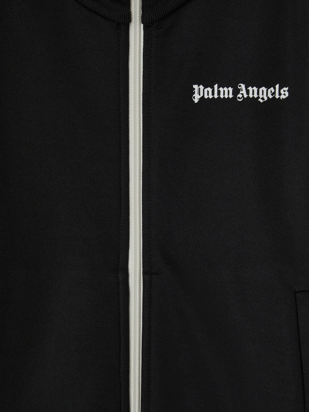 Palm Angels Track Jacket in BLACK OFF WHITE