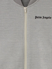 Lurex Track Jacket in SILVER - BLACK