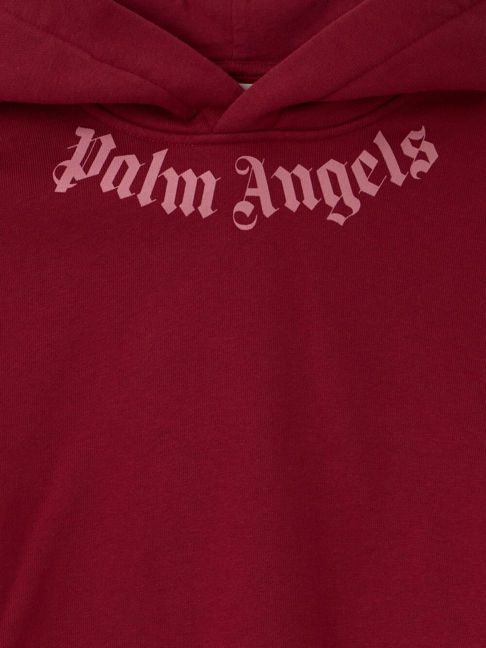 Neck Logo Hoodie in BRICK RED -