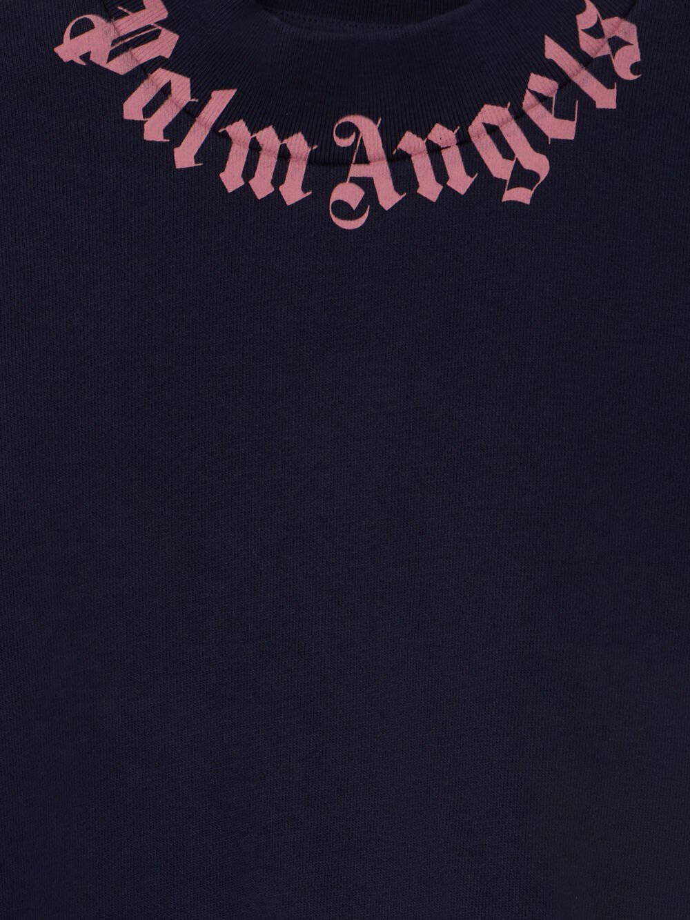 Neck Logo Sweatshirt in NAVY BLUE -