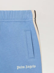 Tonal Logo Track Sweatpants in DUSTY BLUE - OFF WHITE