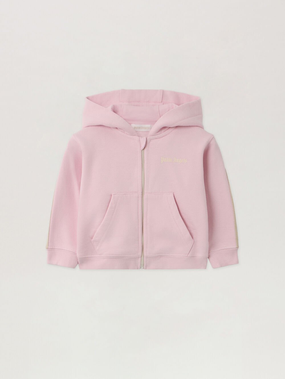 Full Zip Track Hoodie in SOFT PINK - OFF WHITE