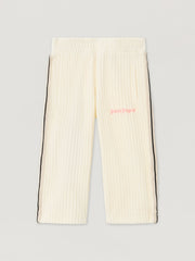 Corduroy Stripe Track Pants in OFF WHITE - SOFT PINK
