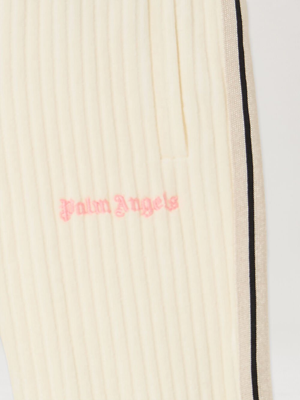 Corduroy Stripe Track Pants in OFF WHITE - SOFT PINK